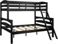 BRADY TWIN OVER FULL WOOD BUNK BED FRAME