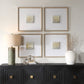 Now & Then Hand Painted Canvases, Set of 4