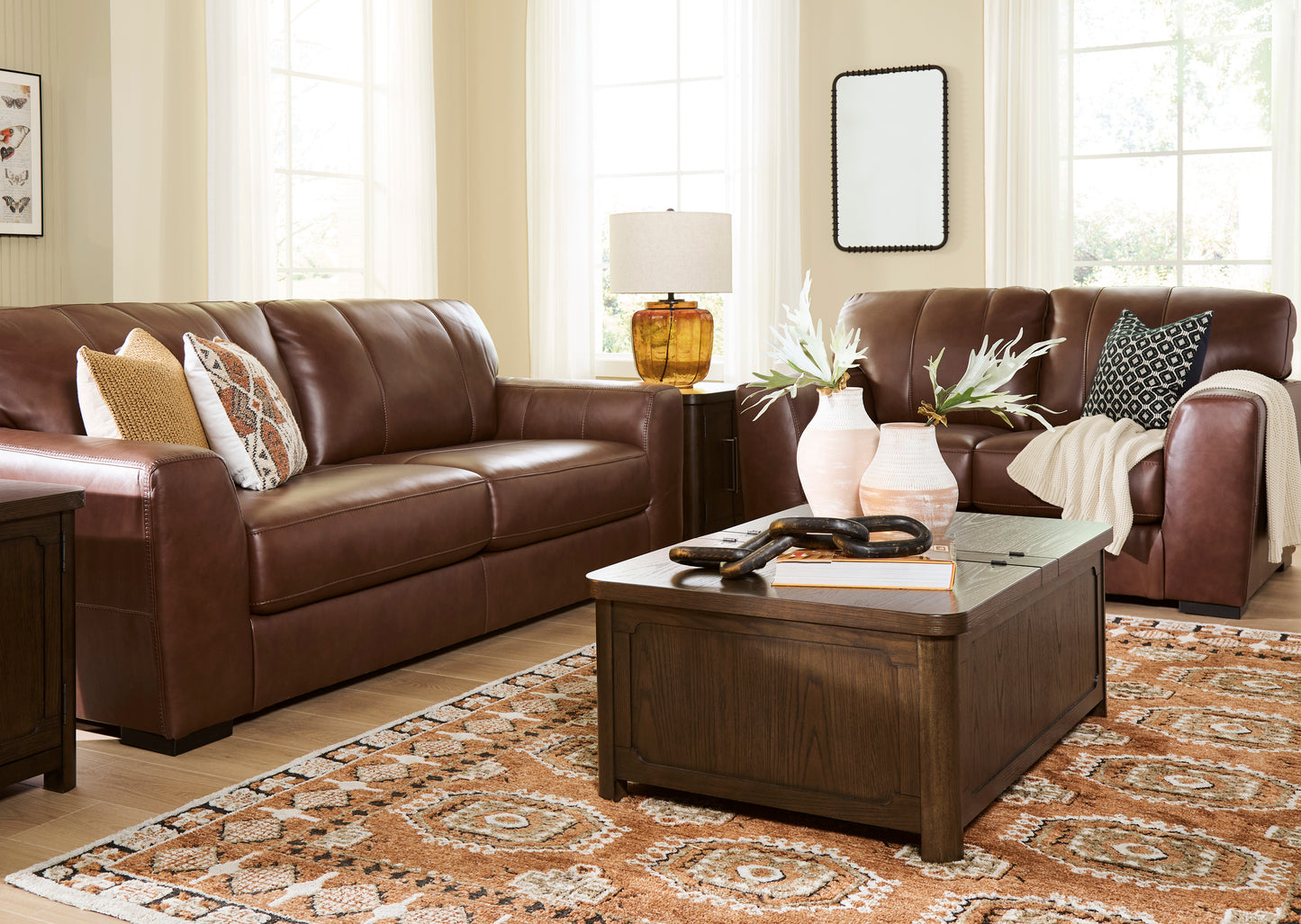 Mossano Canyon Sofa and Loveseat