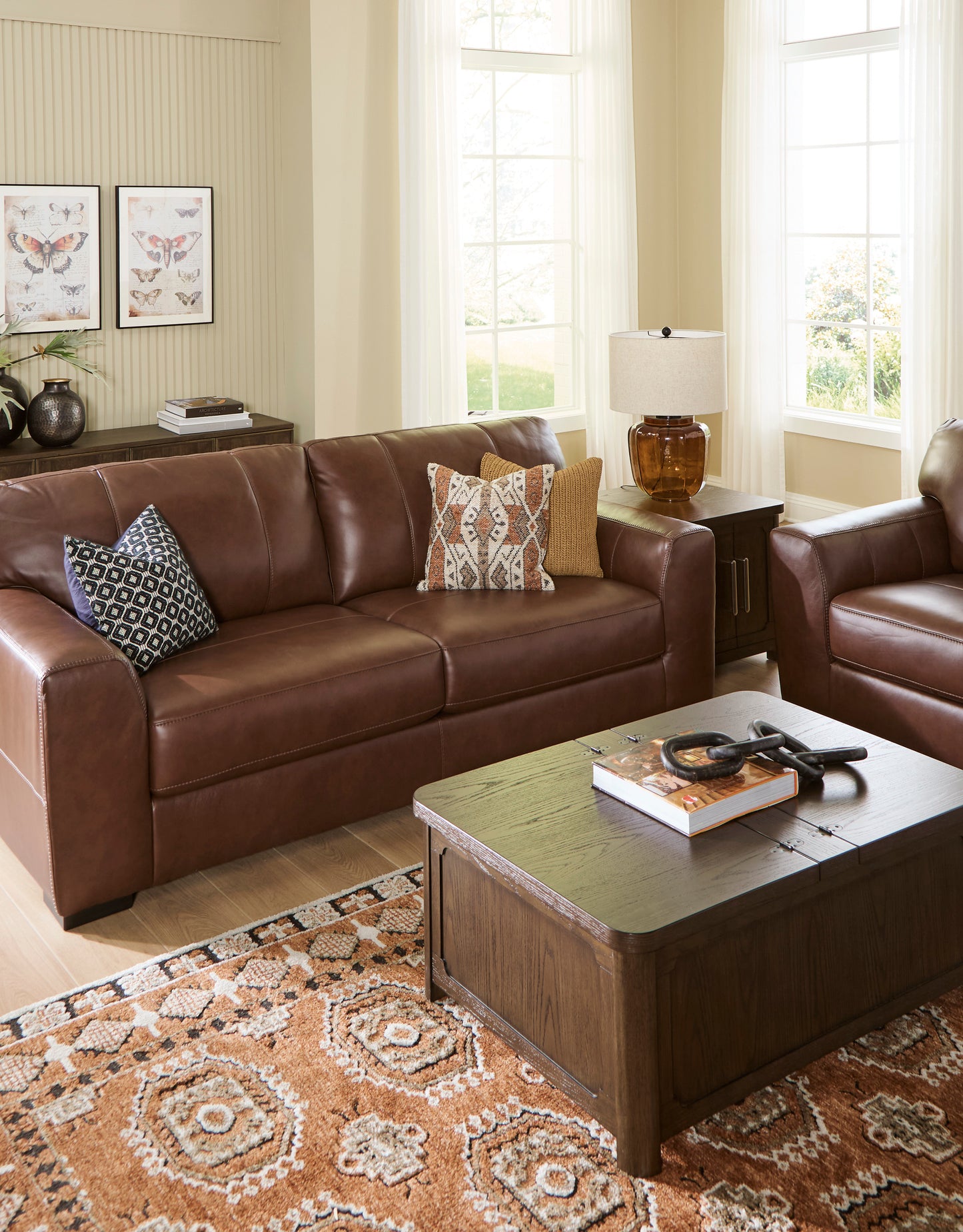 Mossano Canyon Sofa and Loveseat