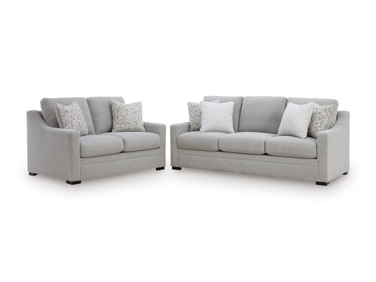 Ivory Brook Sofa and Loveseat