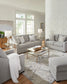 Ivory Brook Sofa and Loveseat