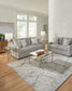 Ivory Brook Sofa and Loveseat