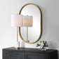 Gold Oval Mirror