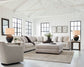 Cavella 5-Piece Sectional With Oversized Ottoman