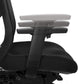 Office Star Products ProGrid High-Back Ergonomic Office Chair, Black Mesh back and Dillion Leather seat with 275 lb Weight Capacity