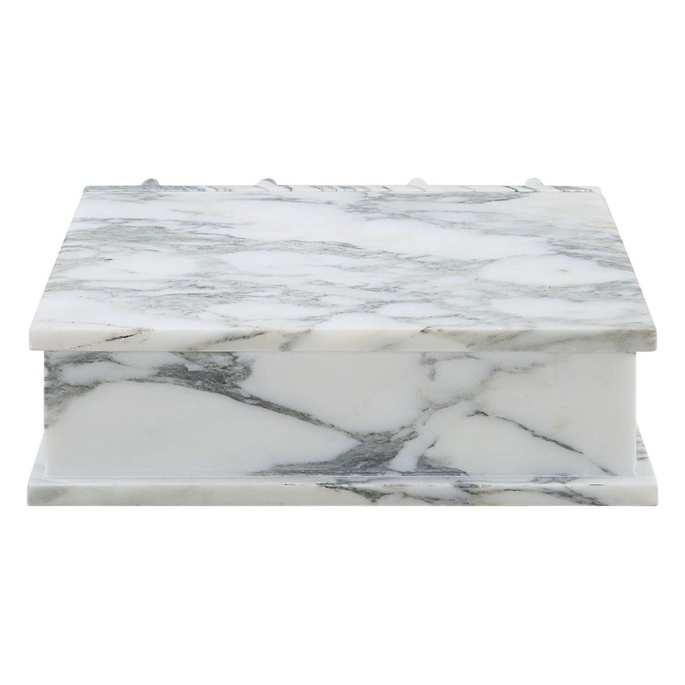Novel Box - Arabescato Marble Small