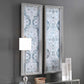 VINTAGE PERSIAN PANELS FRAMED PRINTS SET OF 2