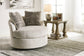Soletren Stone Swivel Accent Chair