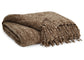 Tamish brown Throw