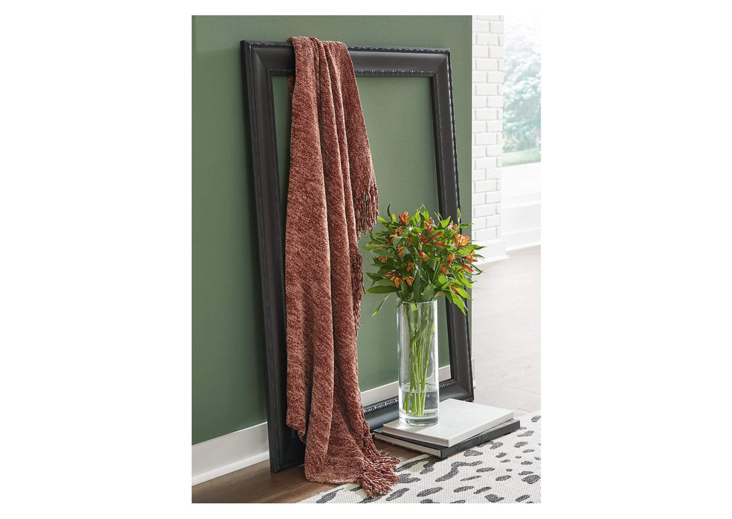 Tamish Throw (Rust)