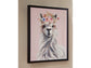 Josie Pink/White/Gray Wall Art