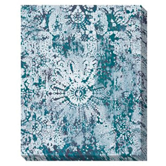 Esther Teal/White Wall Art