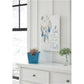 Ellis Teal/White Wall Art
