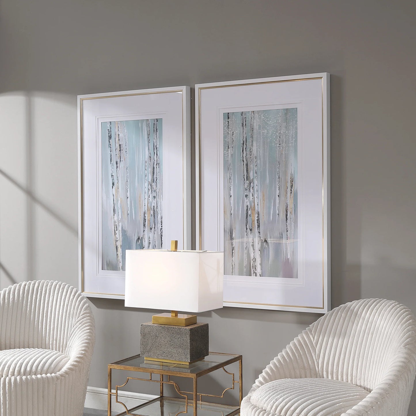 Pandora's Forest Abstract Art, SET OF 2