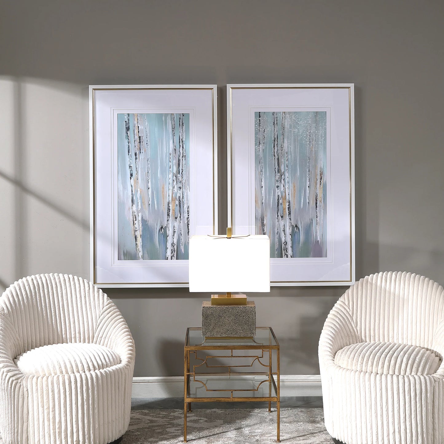 Pandora's Forest Abstract Art, SET OF 2