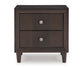 Urbantrack Two Drawer Night Stand