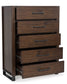 Zumbado Five Drawer Chest