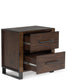 Zumbado Two Drawer Night Stand