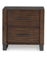 Zumbado Two Drawer Night Stand
