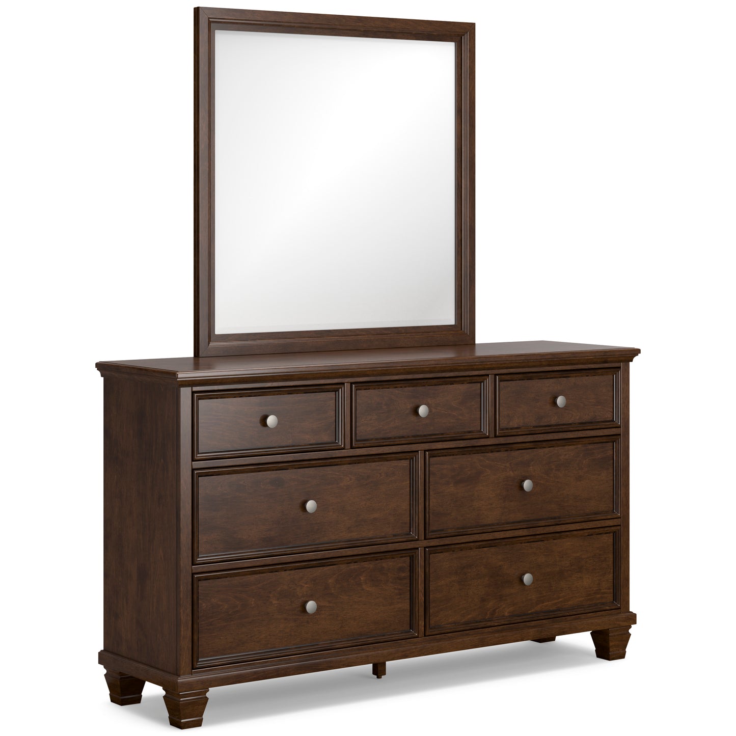Danabrin Queen Bedroom Package (Bedframe, Dresser with Mirror and 2 Nightstand)