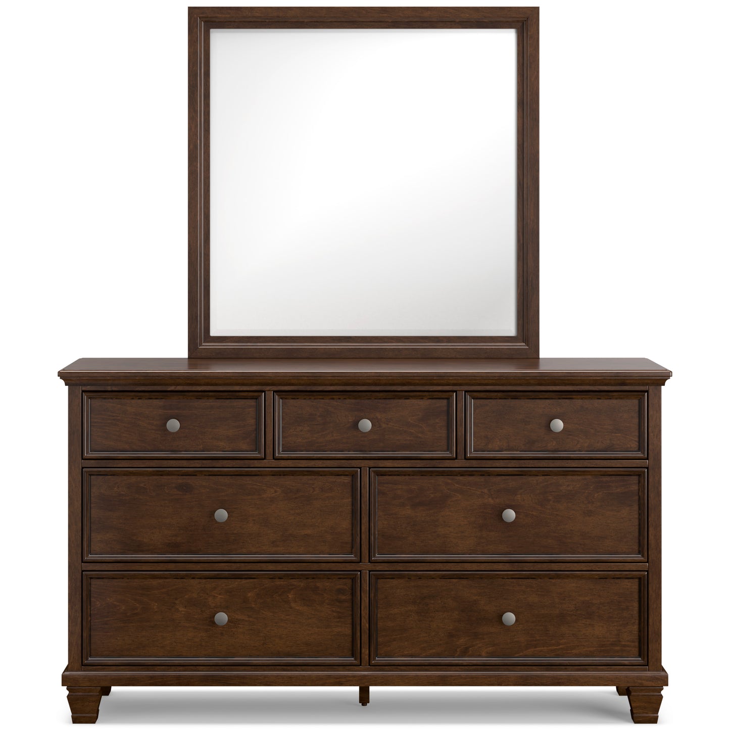 Danabrin Queen Bedroom Package (Bedframe, Dresser with Mirror and 2 Nightstand)
