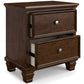 Danabrin Queen Bedroom Package (Bedframe, Dresser with Mirror and 2 Nightstand)