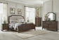 Veramond Queen Bedroom Package with Mirrored Dresser and  1 Nightstand