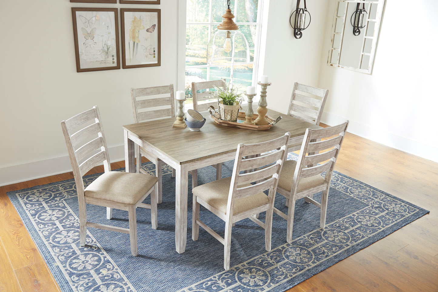 Skempton Dining Room Table Set (7/CN)