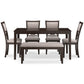 Langwest Dining Room Table Set (6/CN)