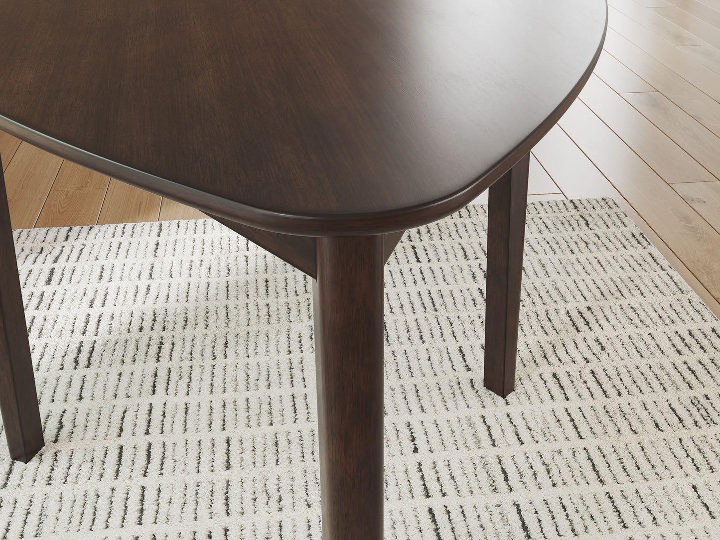 Dantenton Triangle Dining and 2 Chairs