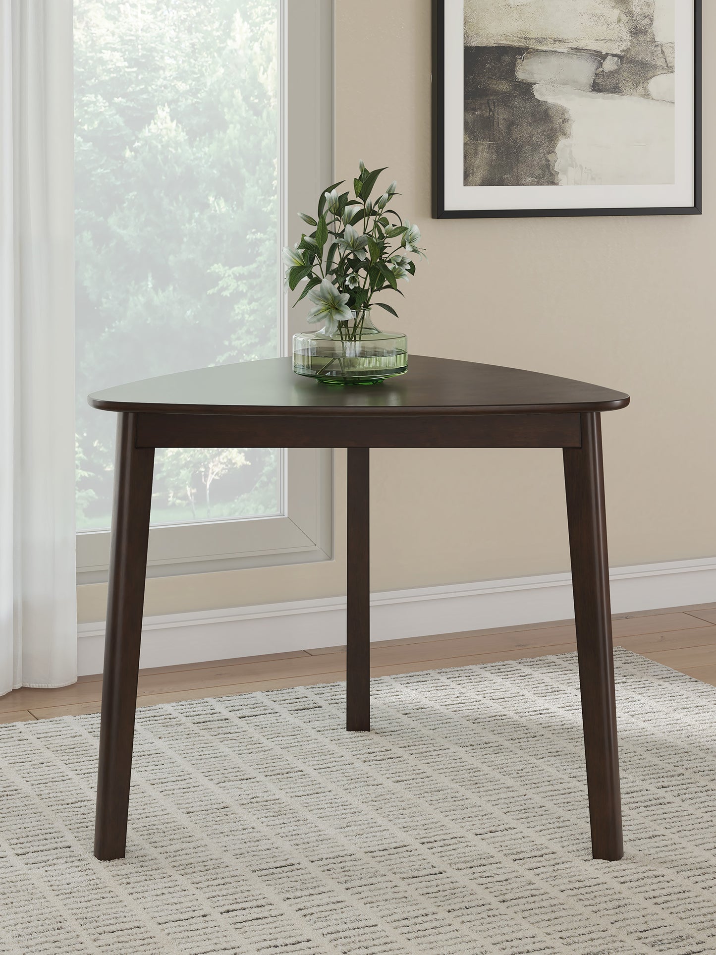 Dantenton Triangle Dining and 2 Chairs