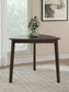 Dantenton Triangle Dining and 2 Chairs