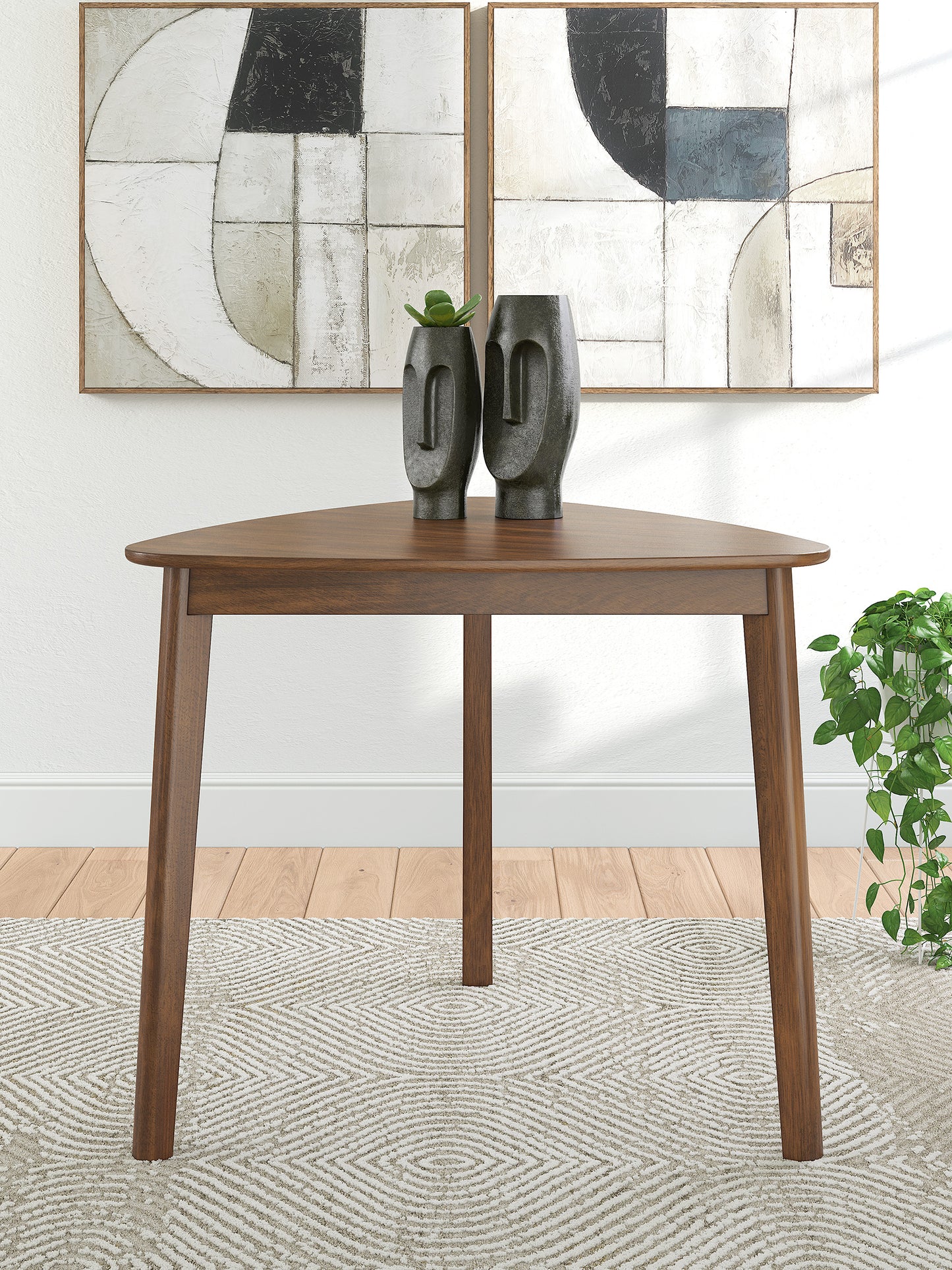 Lyncott Triangle Dining and 2 Chairs