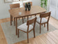 Lyncott Dining Room Table Set with 4 Chairs