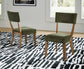 Steenlage Brown Dining Table and 6 Chairs