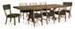 Steenlage Brown Dining Table and 8 Chairs