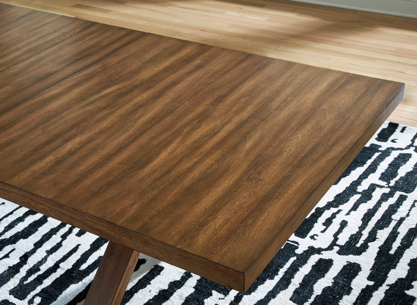 Steenlage Brown Dining Table and 8 Chairs