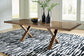 Steenlage Brown Dining Table and 8 Chairs