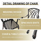 HARRIET 3PC BISTRO SET