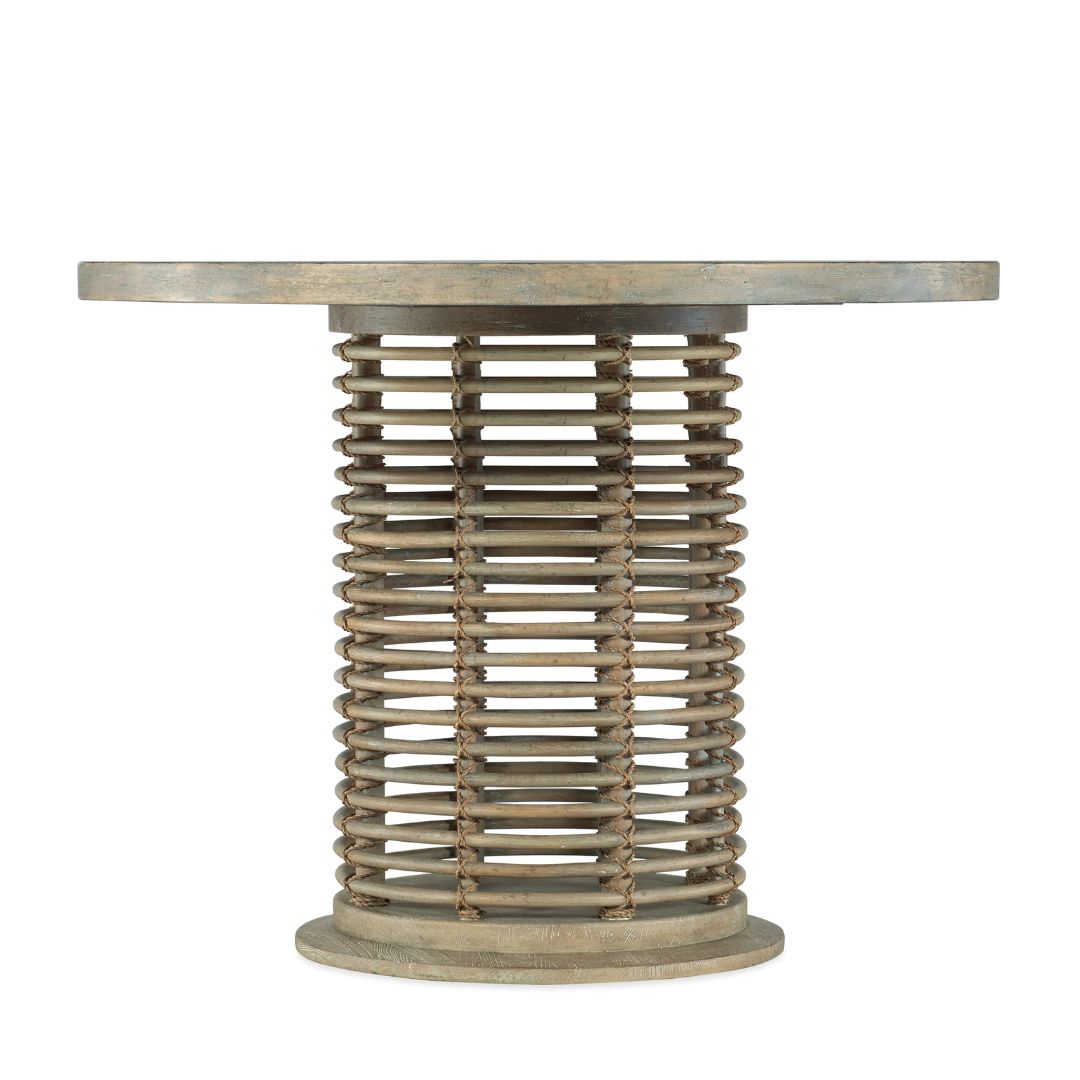 Surfrider 48in Rattan Round Dining Table