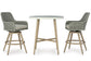 Seton Creek Round Bar Table W/UMB Port Table Set