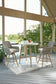 Seton Creek Round Bar Table W/UMB Port Table Set