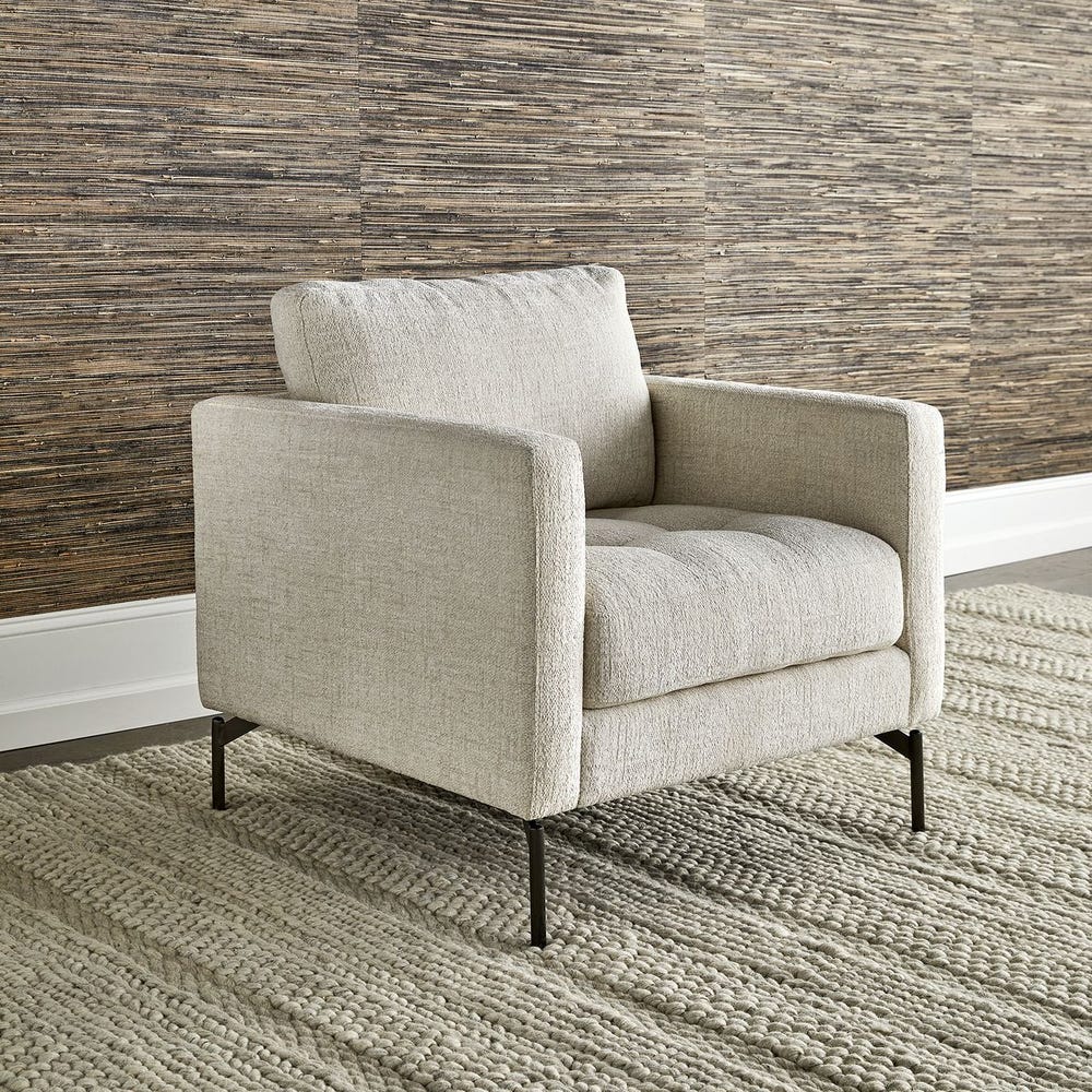 Ventura Chair - Ivory Chenille