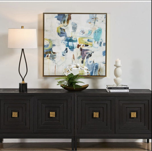 Rollowing Onward II Framed Canvas
