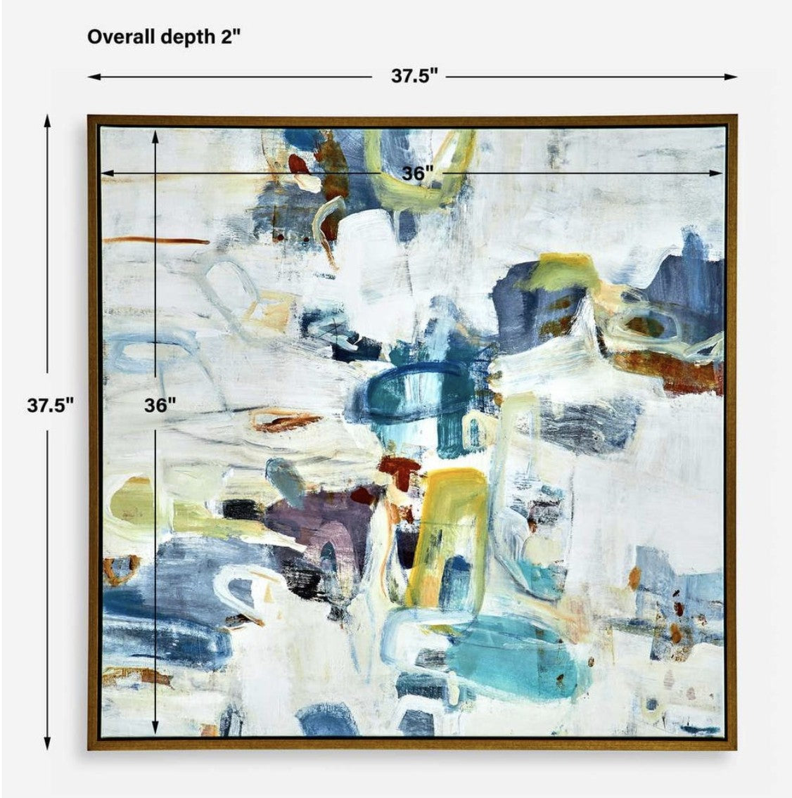 Rollowing Onward II Framed Canvas