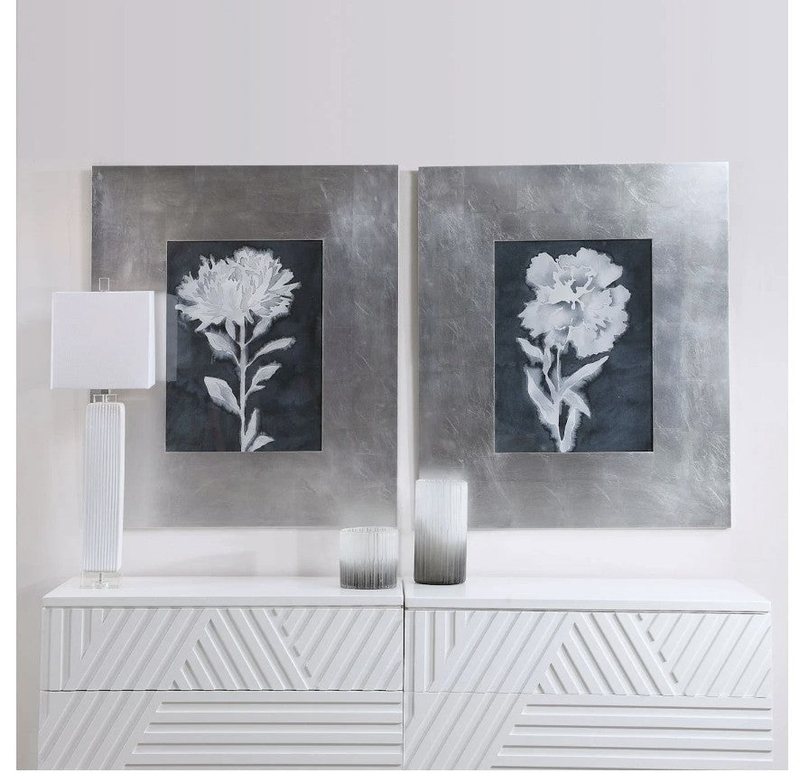 Dream Leaves Framed Prints Set of 2