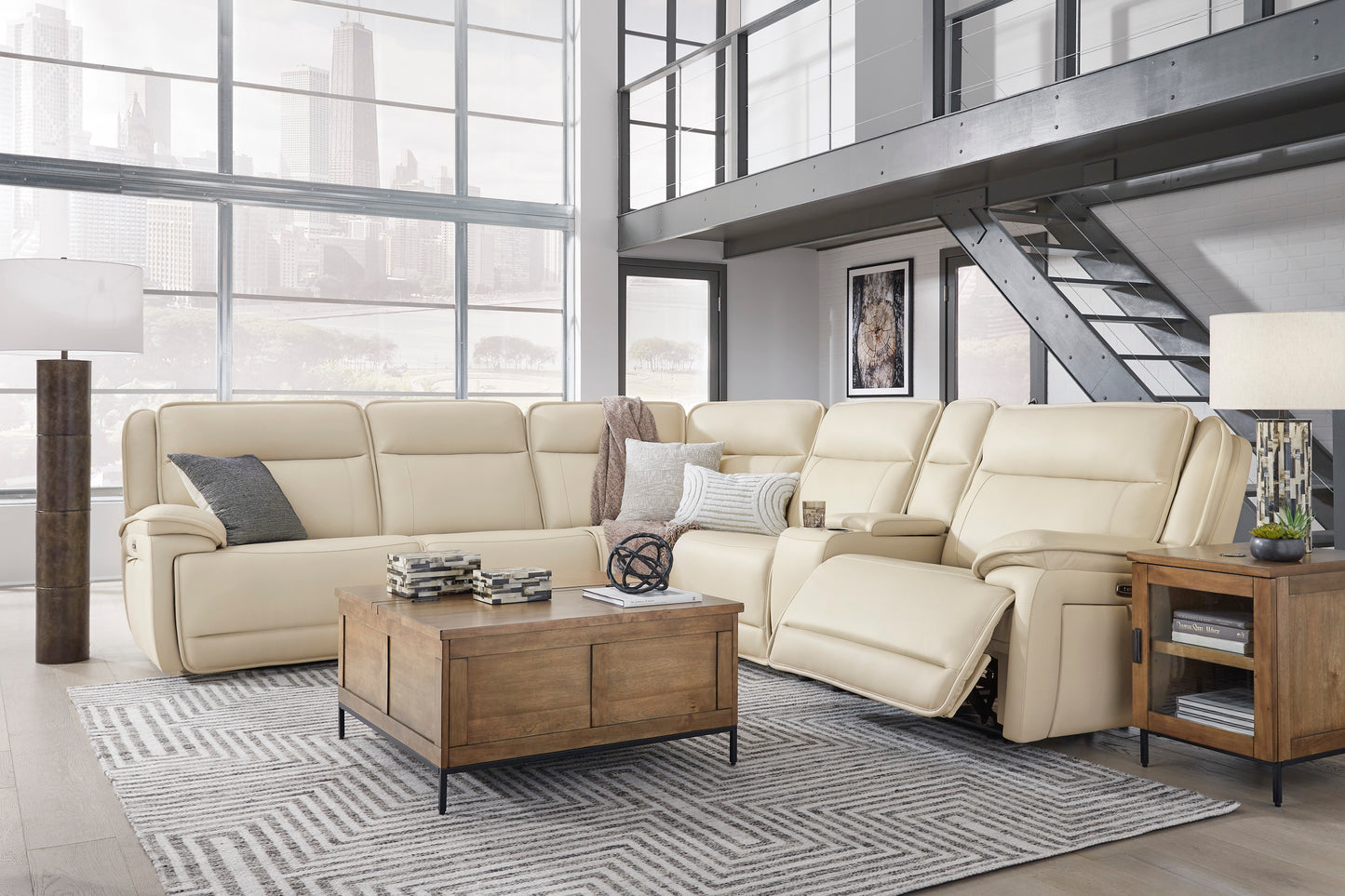 Double Deal 6-Piece Power Reclining Sectional