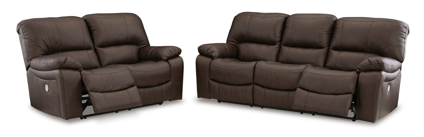 Leesworth Sofa and Loveseat Power Reclining Package