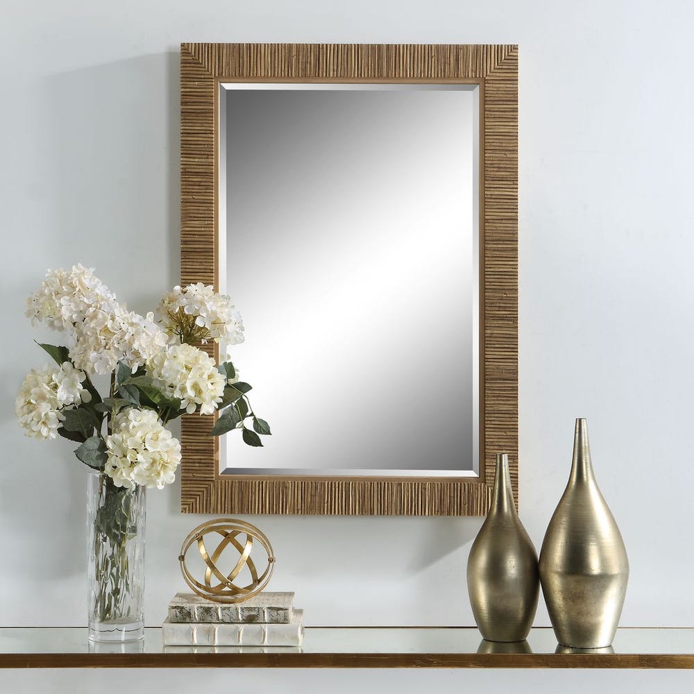 Rattan Mirror
